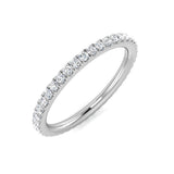 0.37Ct Diamond Ring in 18k White Gold