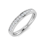 Round Diamond Half Eternity Ring | 0.2ct