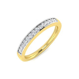 0.13Ct Diamond Ring in 9k Yellow Gold