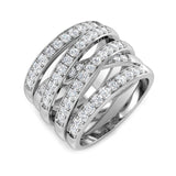 Diamond Brecon Fancy Ring | 1.25ct | Hallmarked Gold & Platinum