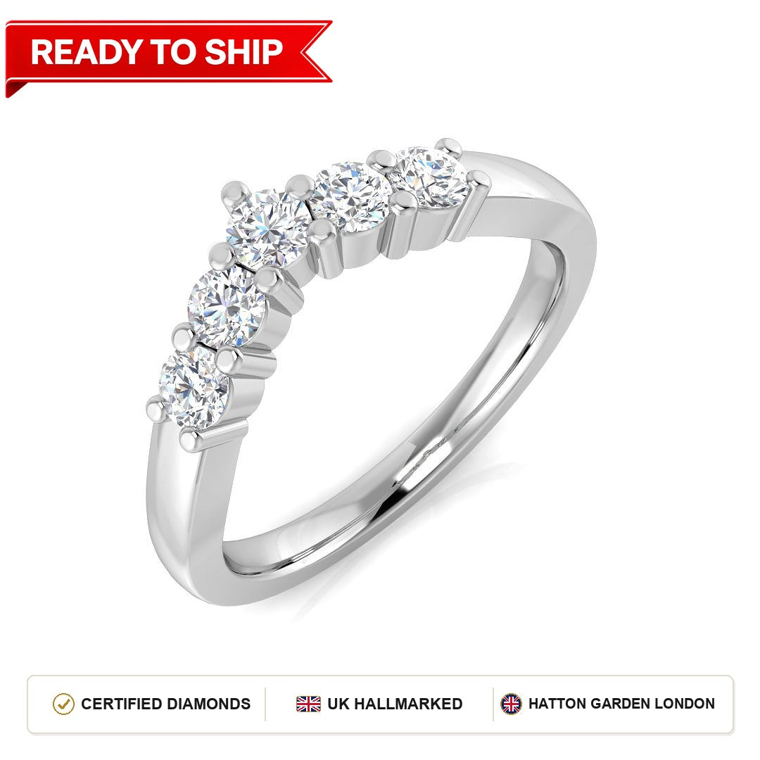 Lab grown diamond earring