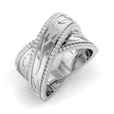 Diamond kheffield Fancy Ring | 0.5ct | Hallmarked Gold & Platinum