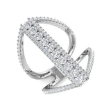 Diamond Fancy Statement Ring | 1.00ct | Hallmarked Gold & Platinum