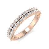 Diamond Thame Half Eternity Ring | 0.5ct | Hallmarked Gold & Platinum
