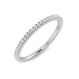 0.1Ct Diamond Ring in 18k White Gold