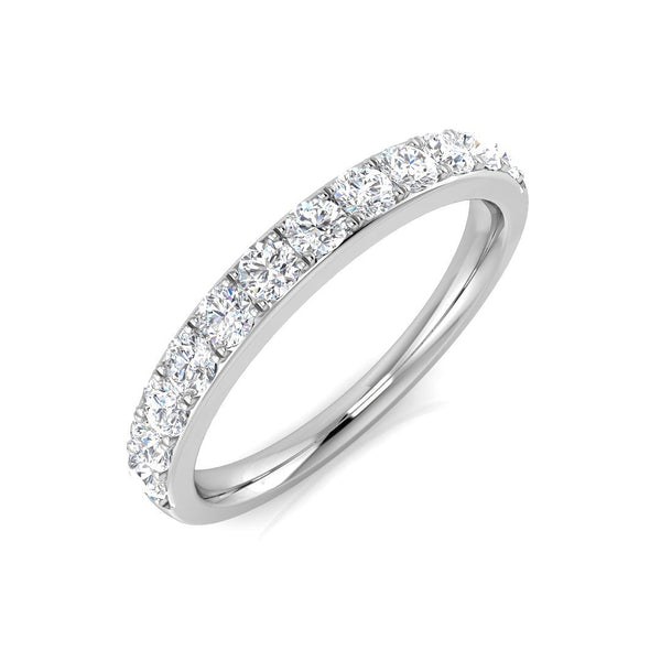 0.54Ct Diamond Ring in 18k White Gold