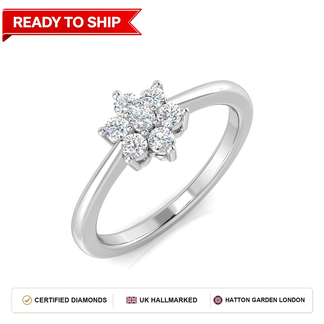 Lab grown diamond earring