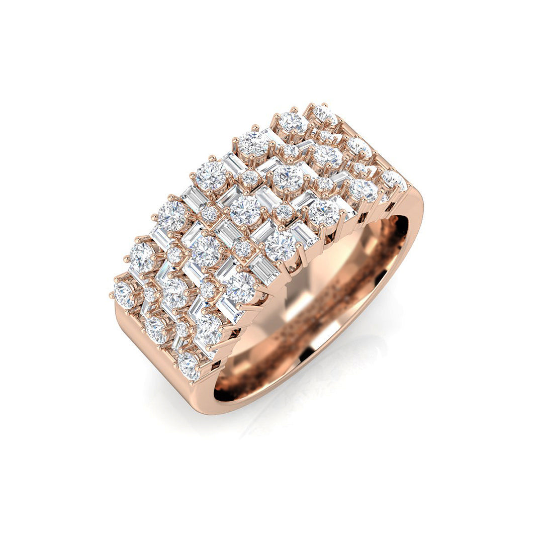 Diamond Baguette & Brilliant Ring | 1.5ct