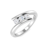 Natural Diamond 3 Stone Ring | 0.33ct | Hallmarked Gold & Platinum