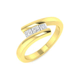 Lab-Grown Diamond 3 Stone Ring | 0.33ct | Hallmarked Gold & Platinum