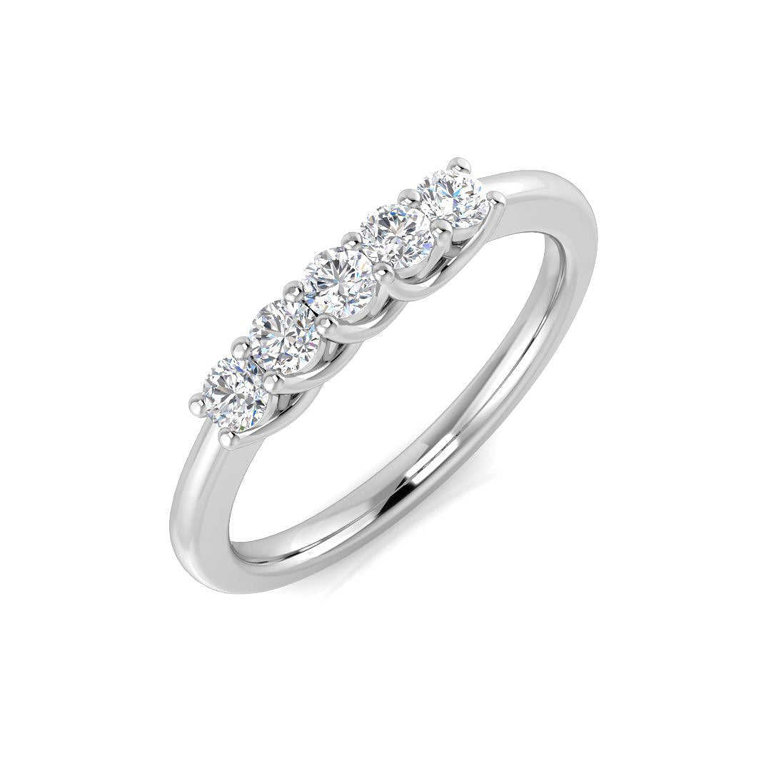 0.29Ct Lab Grown Diamond Ring in 9k White Gold