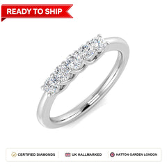Lab grown diamond earring