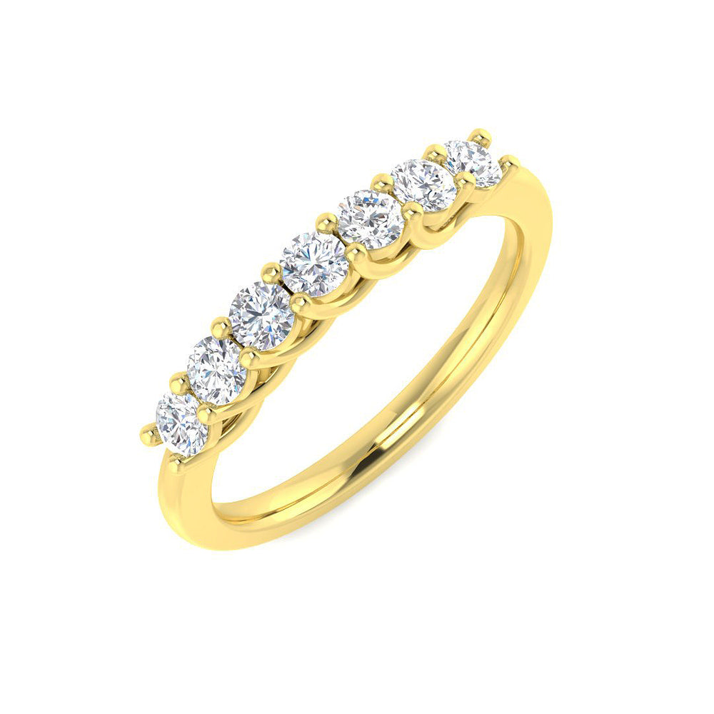 0.52Ct Lab Grown Diamond Ring in 9k Yellow Gold