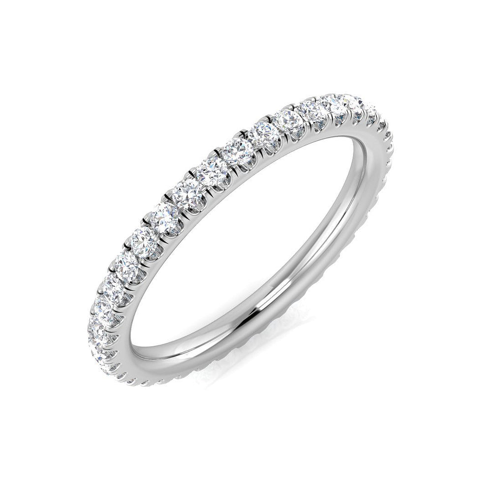 0.52Ct Lab Grown Diamond Ring in 9k White Gold