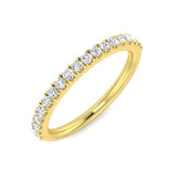 0.25Ct Lab Grown Diamond Ring in 9k Yellow Gold