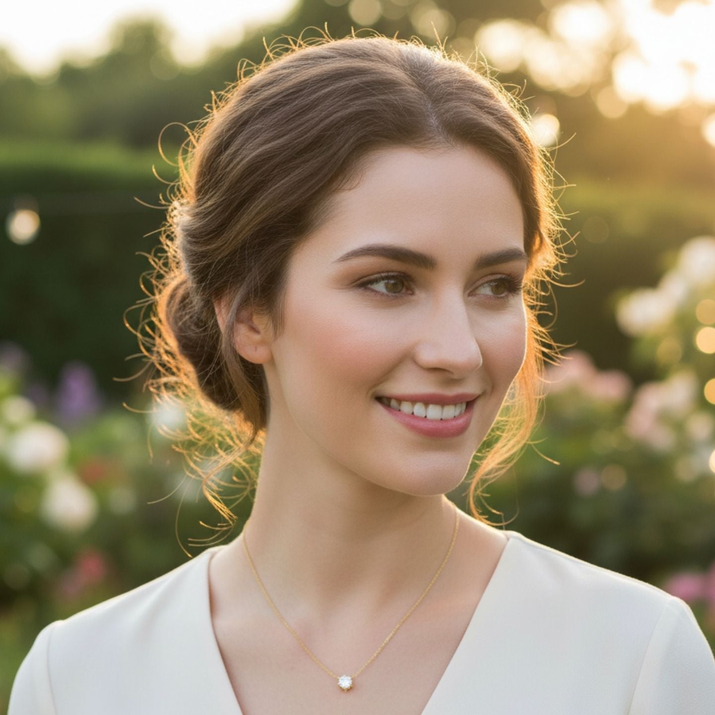 Minimalist Lab Grown Diamond Pendant – UK Made Solitaire Necklace