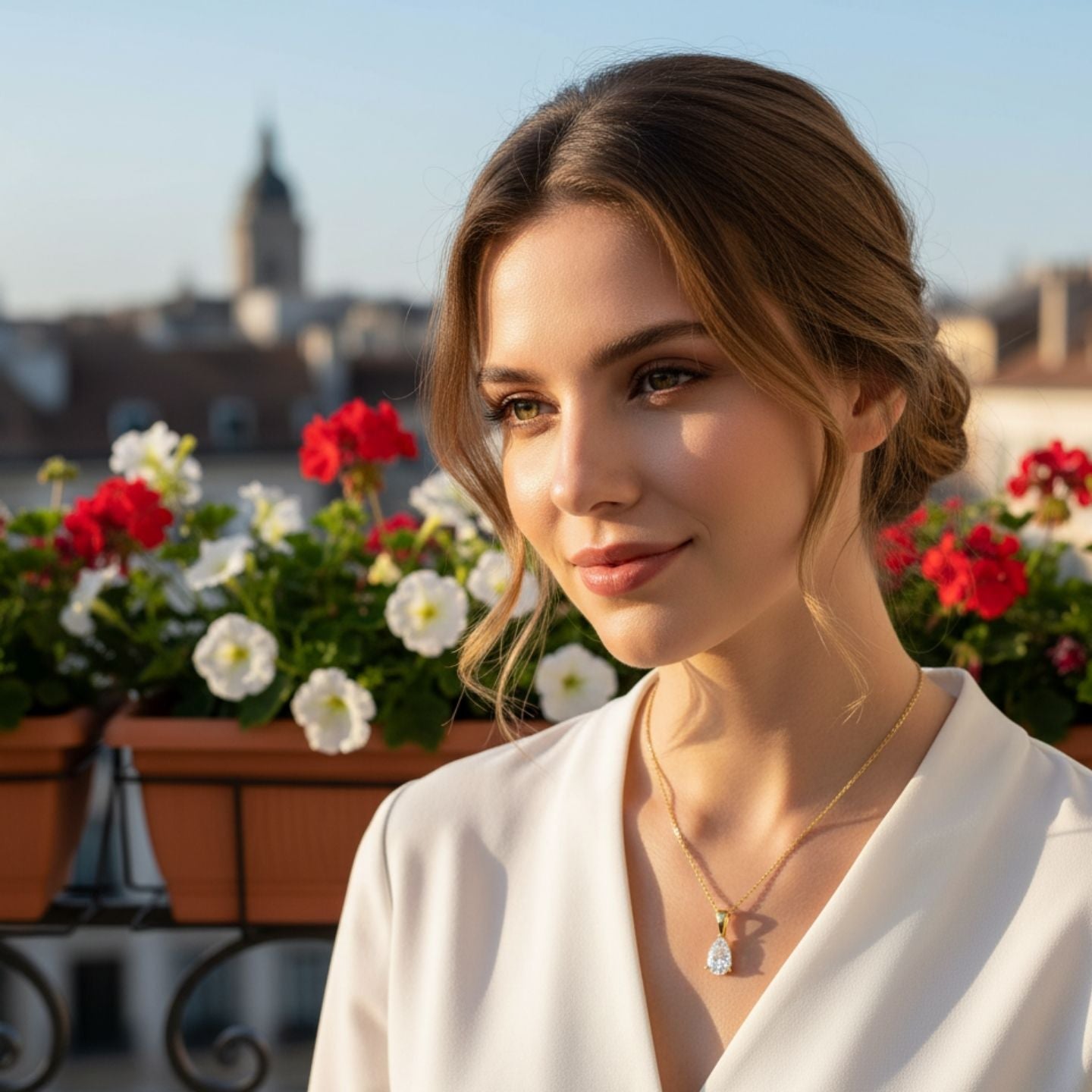 UK Made Pear Shape Diamond Pendant for Women – D-E/VS Certified Diamond