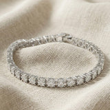Diamond Tennis Bracelet 1.00ct in 925 Sterling Silver | FineDiam