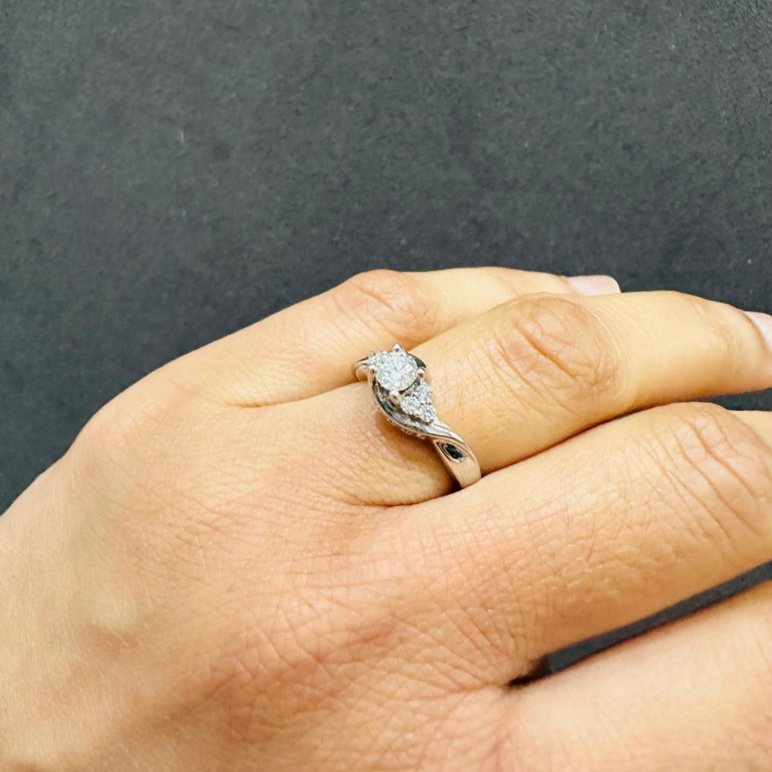 natural diamond ring