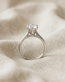 2 Carat Lab Diamond Engagement Ring – High Set in Platinum