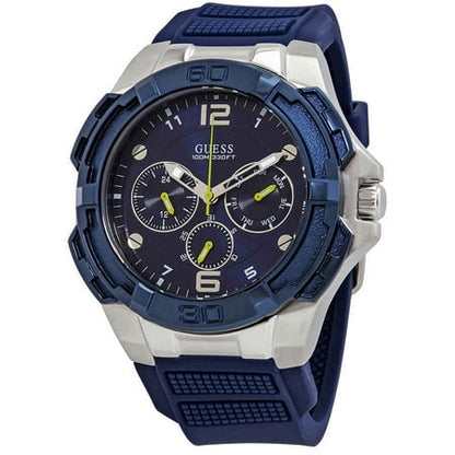 Guess Genesis Quartz Blue Dial Men s Watch W1254G1