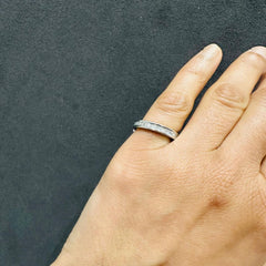 channel set diamond ring