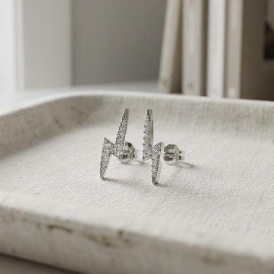 0.17ct Natural Diamond Round Cut Stud Earrings in 9K White or Yellow Gold