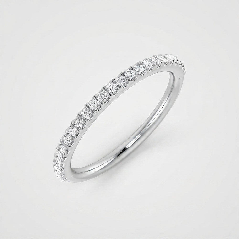 Diamond Half Eternity Ring Anniversary Gift Gold Platinum UK