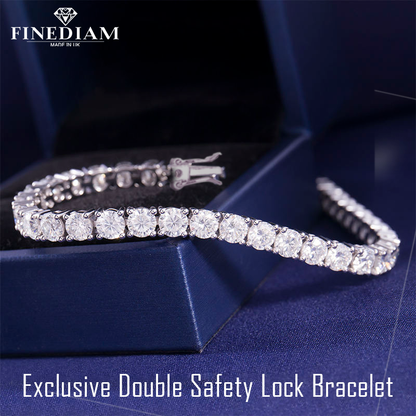 5.00Ct Lab Grown Diamond Tennis Bracelet White Gold