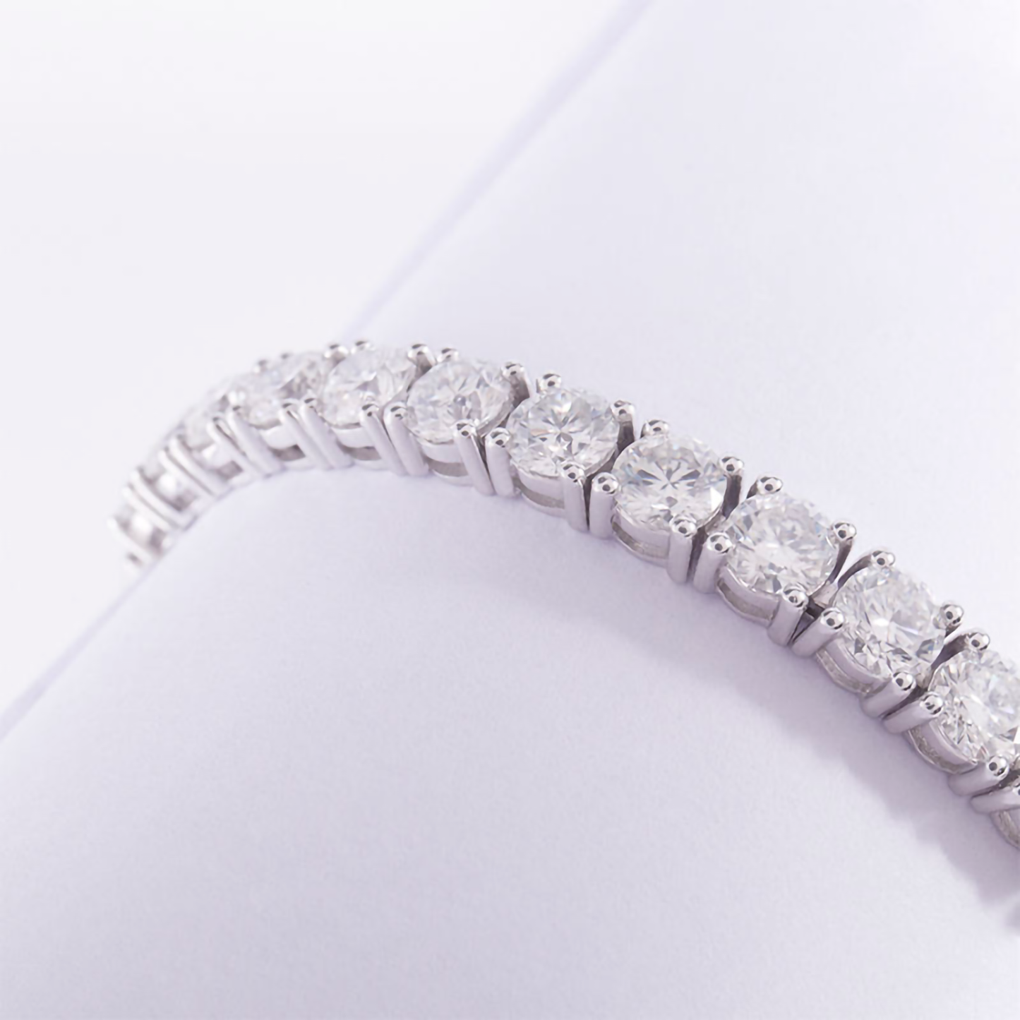 5.00Ct Lab Grown Diamond Tennis Bracelet White Gold