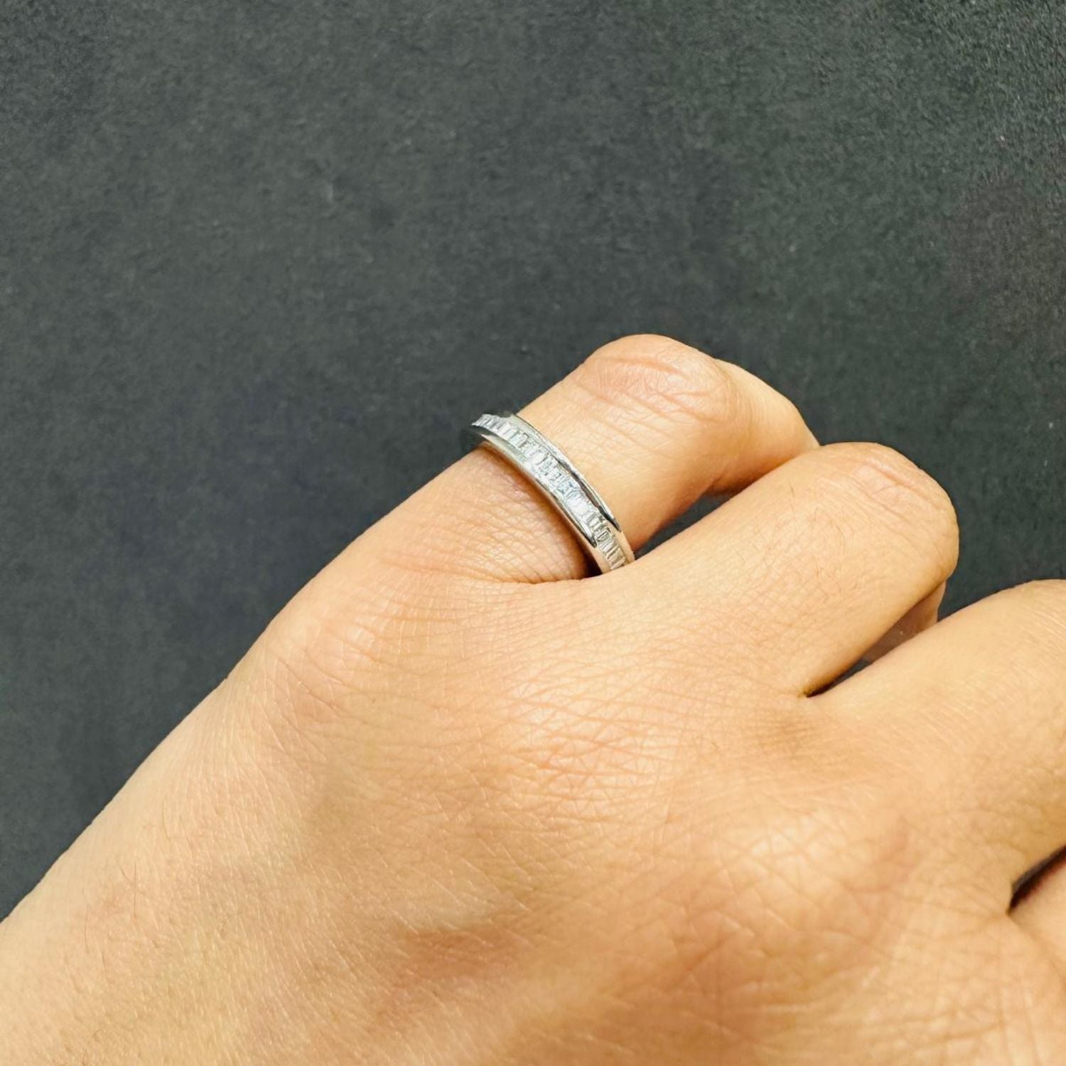 baguette diamond eternity ring