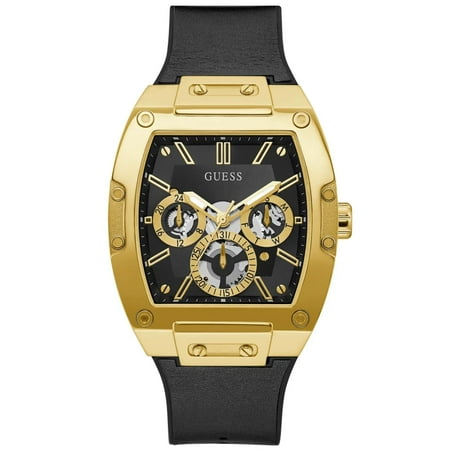 GUESS Men's Watch GW0202G1 – Black Dial, Stainless Steel Case