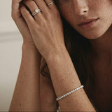 Diamond Tennis Bracelet 1.00ct in 925 Sterling Silver | FineDiam