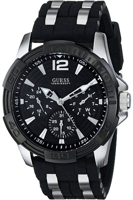 GUESS Men's Sport OASIS Watch – Bold Design, Multi-Function Dial