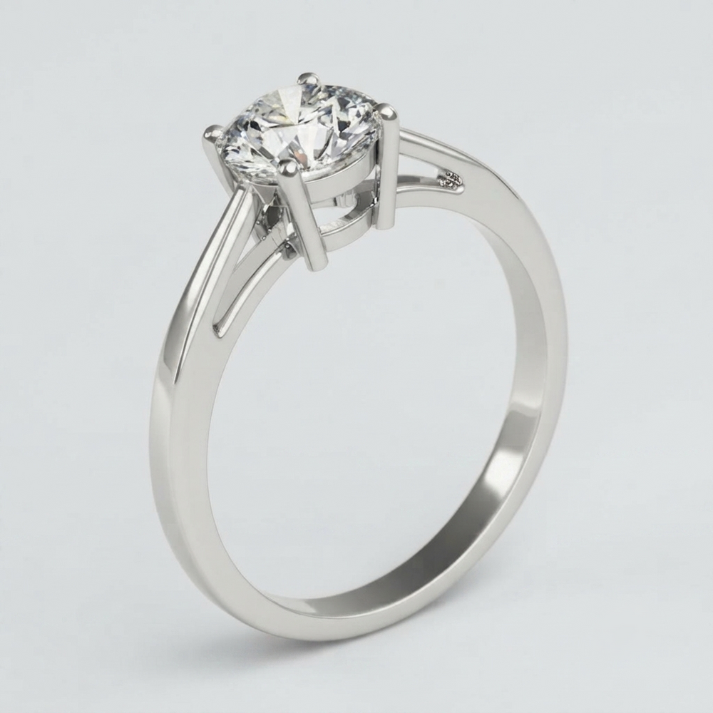 IGI Lab Grown Round Cut Diamond Solitaire Engagement Ring Valentine's Gift