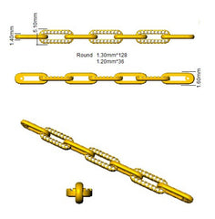 Diamond Bracelet in 9K Yellow Gold