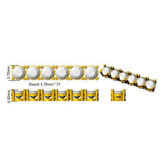 22.54ct Lab Grown Diamond Bracelet in 9K White Gold