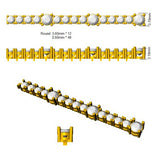 5.39ct Lab Grown Diamond Bracelet in 9K Yellow Gold