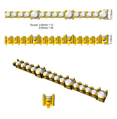 5.39ct Lab Grown Diamond Bracelet in 9K White Gold
