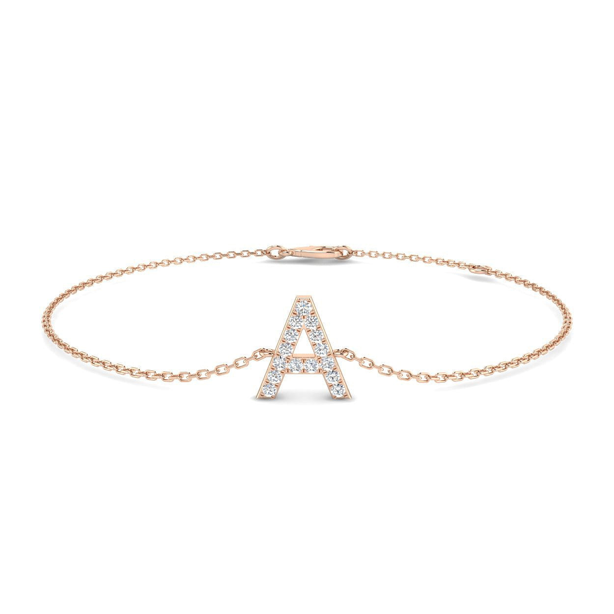 Bracelet de tennis de luxe en or et platine, serti de diamants ronds.