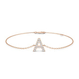 Bracelet de tennis de luxe en or et platine, serti de diamants ronds.
