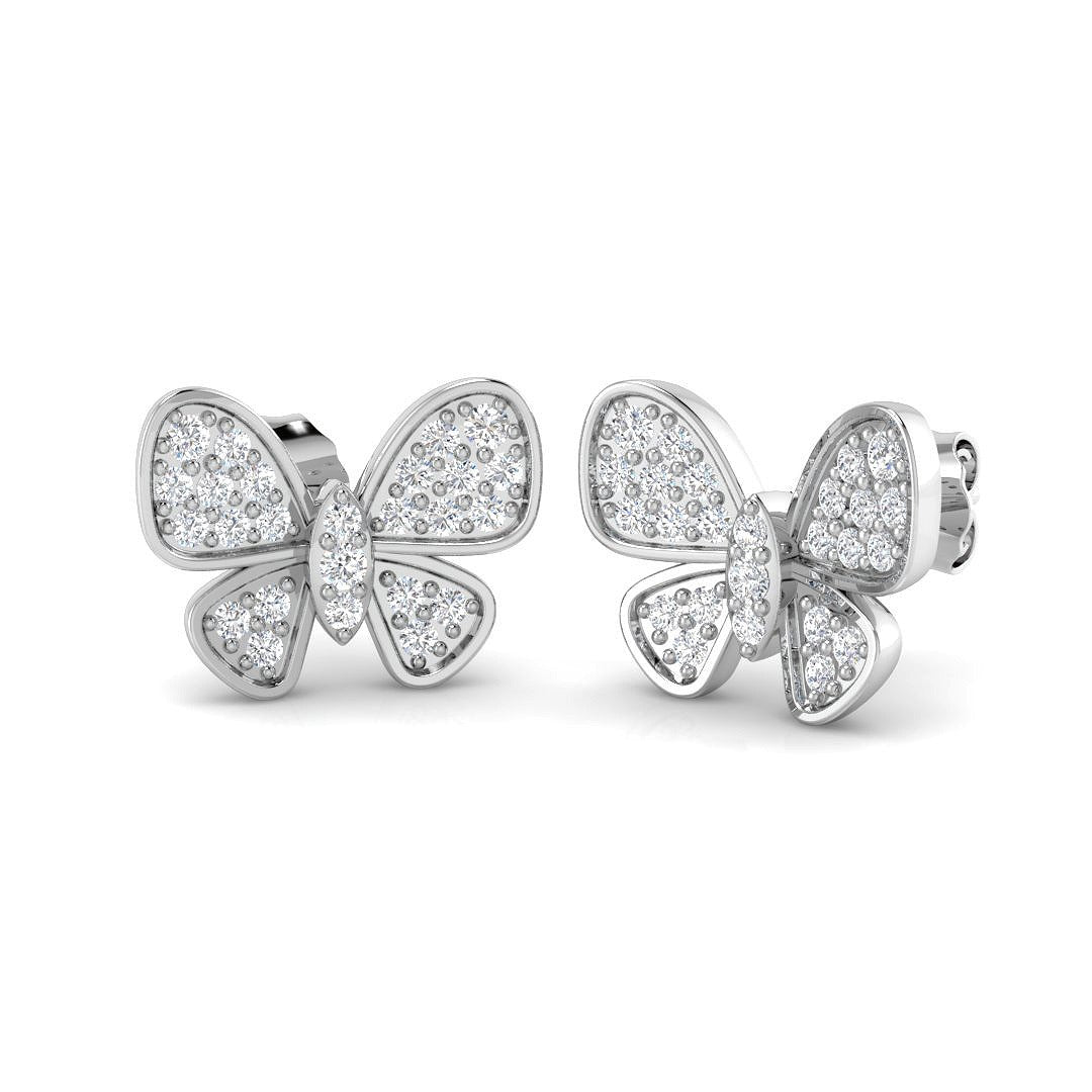 Gold Diamond Earrings - Elegant 0.5ct Luxury Jewelry