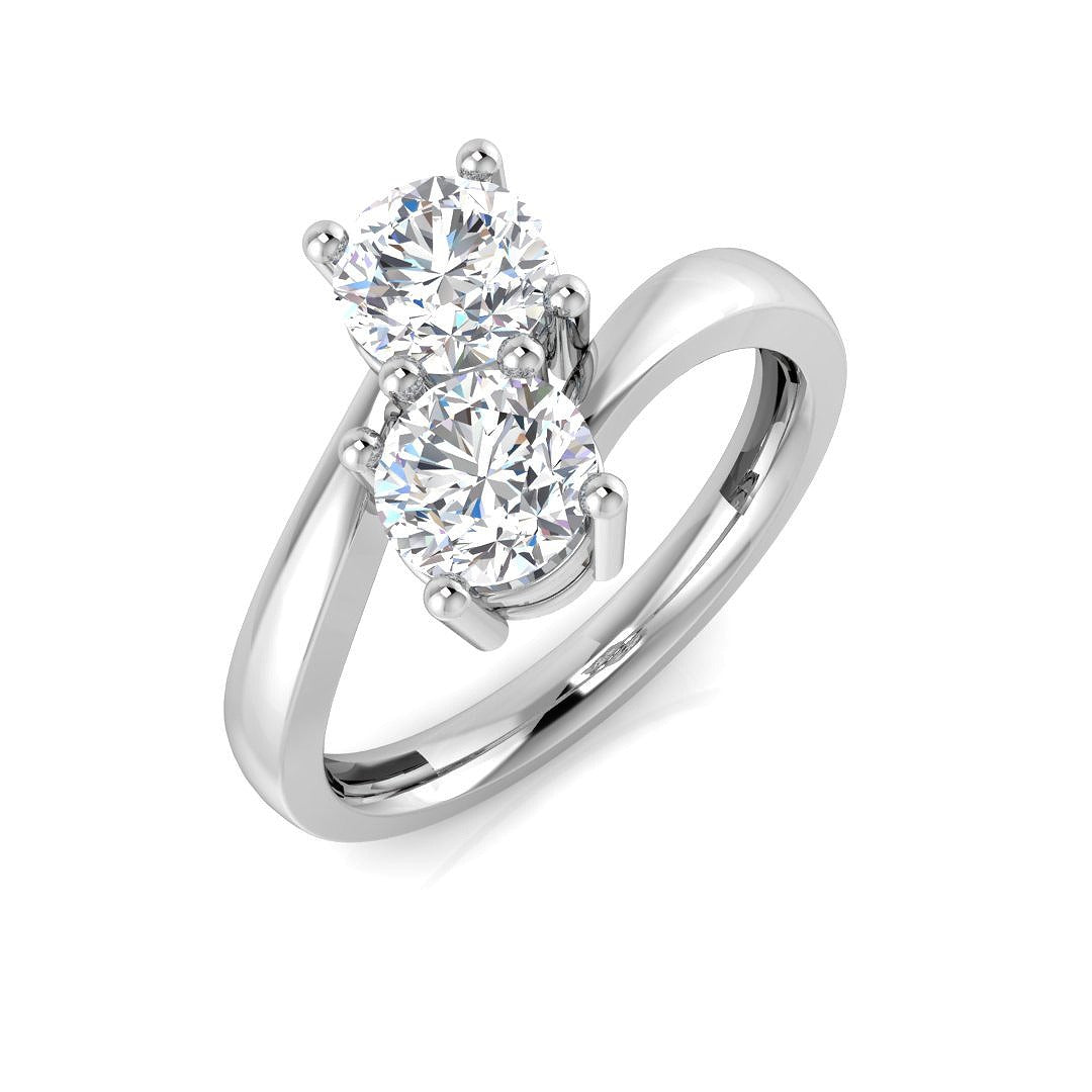 1.4Ct Lab Grown Diamond Ring in Platinum | Ring Size - M