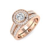 Diamond Whitehass Engagement Ring | 1ct | Hallmarked Gold & Platinum