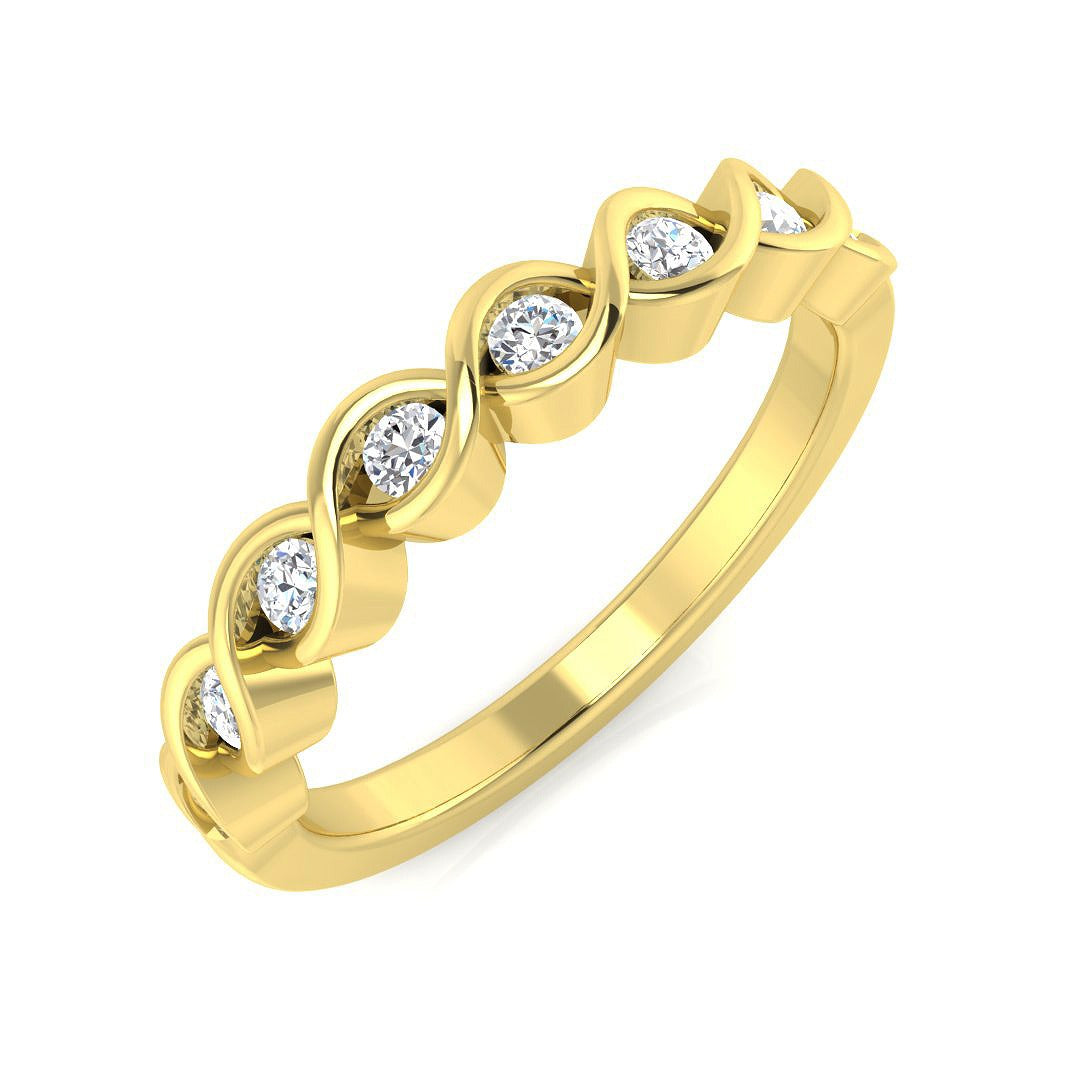 Diamond kcarborough Half Eternity Ring | 0.25ct