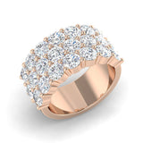 Diamond Half Eternity Ring | 5ct | Hallmarked Gold & Platinum