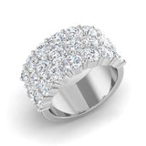 Diamond Half Eternity Ring | 5ct | Hallmarked Gold & Platinum