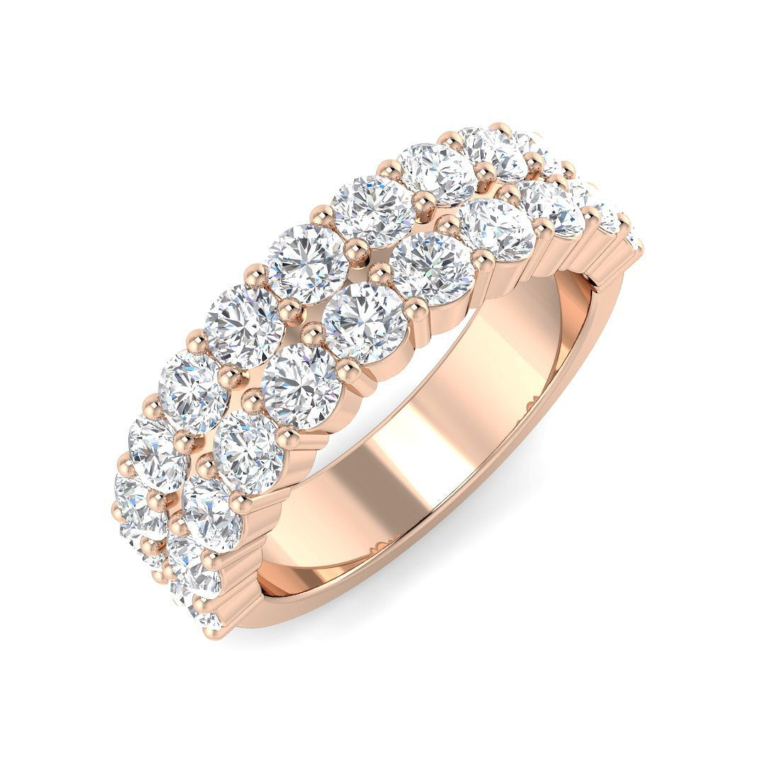 Diamond Beversey Half Eternity Ring | 0.75ct - 2ct
