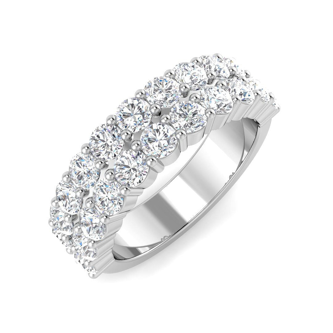 Diamond Beversey Half Eternity Ring | 0.75ct - 2ct