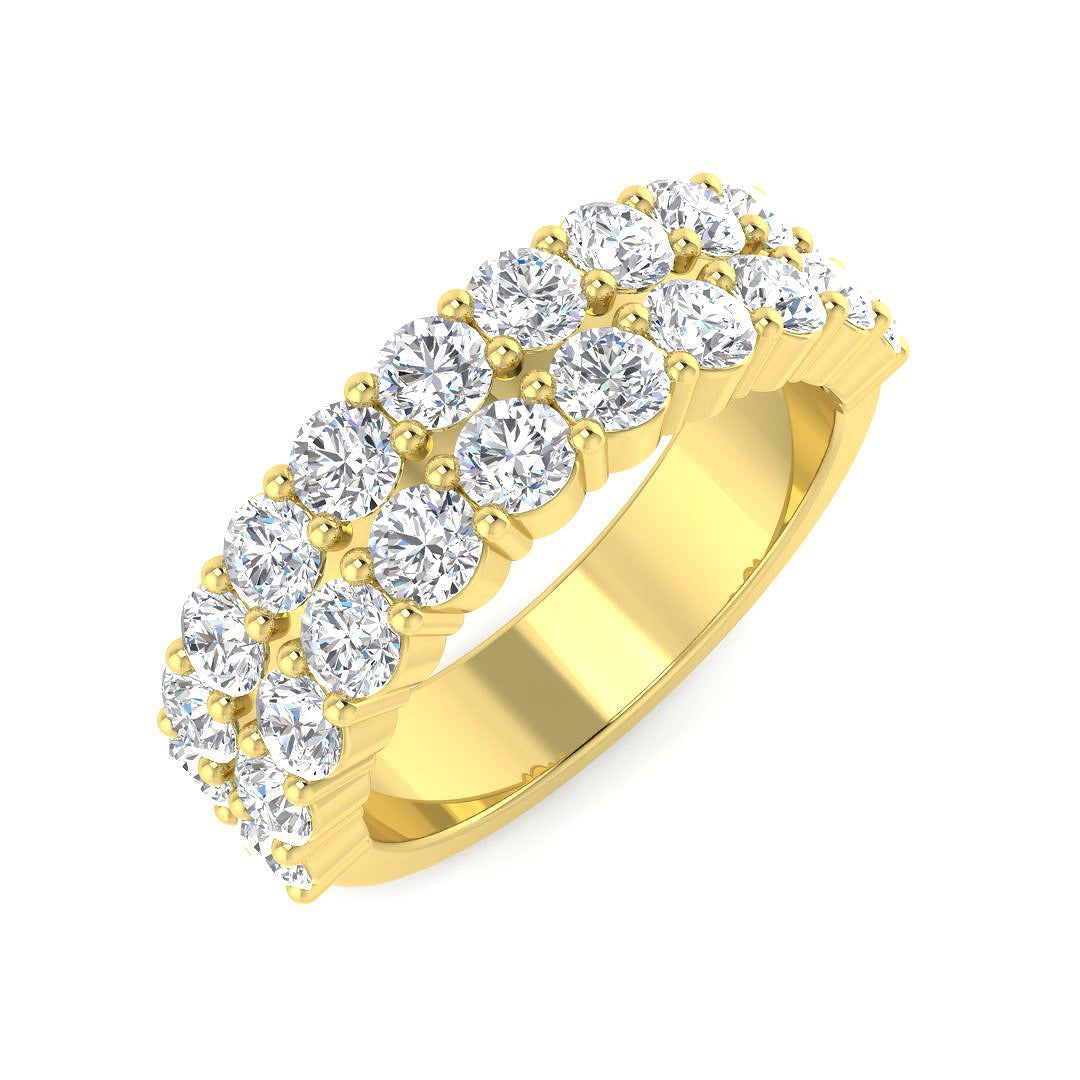 Diamond Beversey Half Eternity Ring | 0.75ct - 2ct